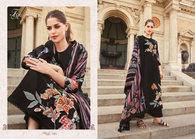 Black Queen By Sahiba Printed Dress Material Catalog